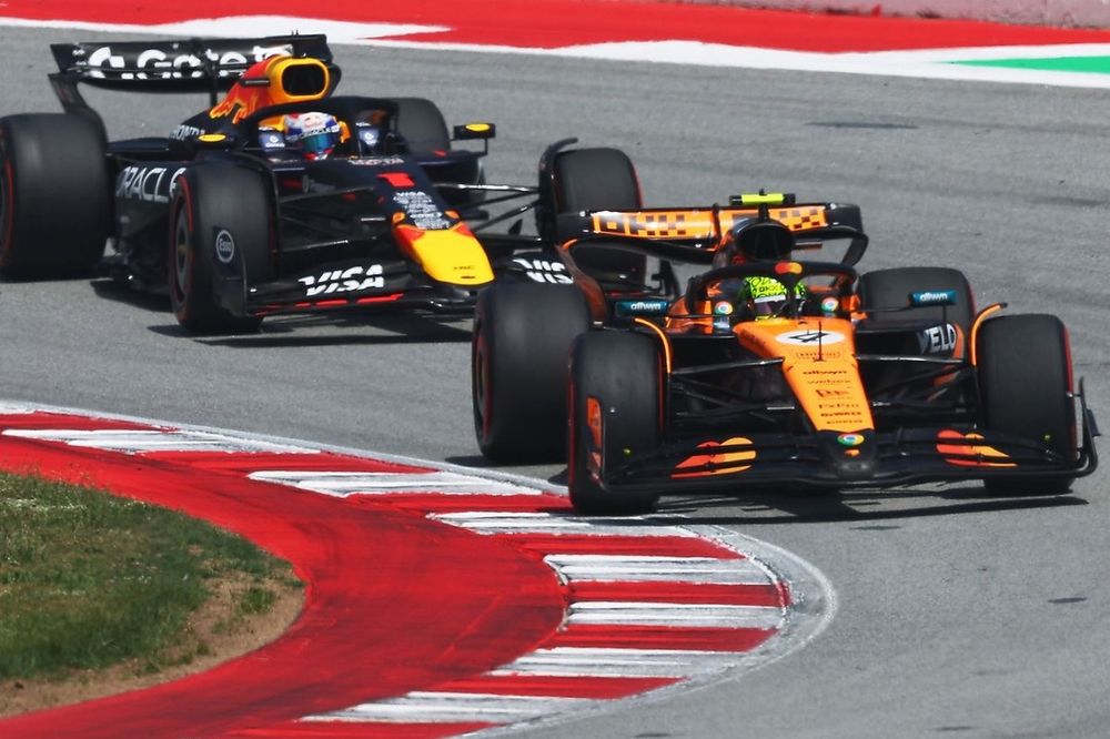 Lando Norris, McLaren, Max Verstappen, Red Bull Racing