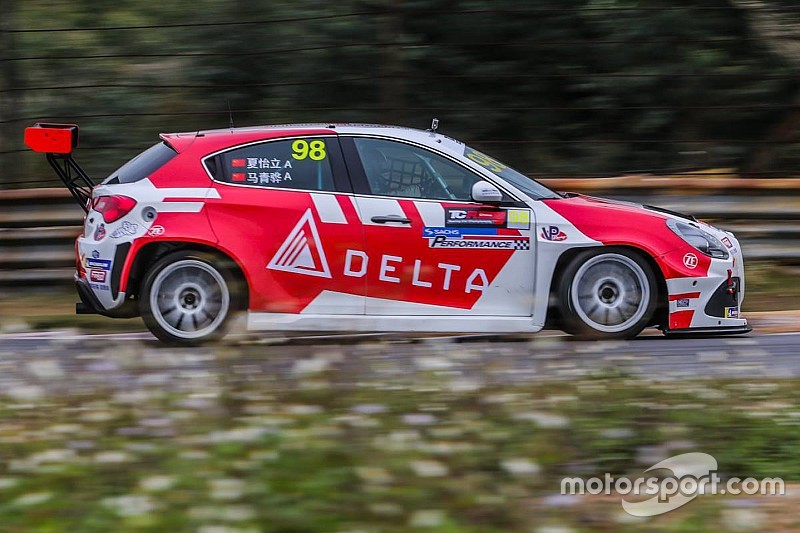 Ma Qing Hua sulla seconda Alfa Romeo del Team Mulsanne per il WTCR 2019