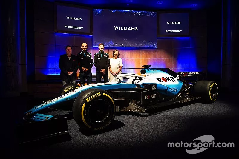 George Russell, Williams, Robert Kubica, Williams, Claire Williams, Williams Deputy Team Principal

