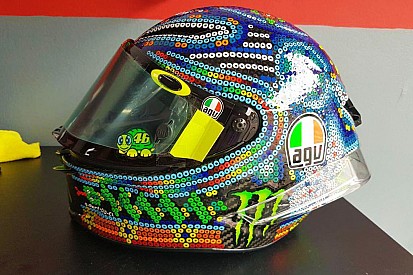 GALERI: Helm baru Rossi untuk tes MotoGP