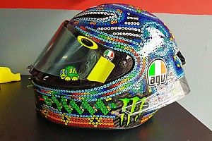 Rossi se inspira na arte Huichol para desenho de capacete