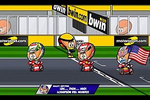 Vídeo: el GP de Valencia 2006 que coronó a Hayden, por 'MiniBikers'