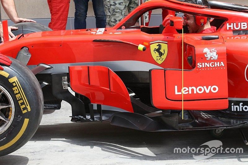 Analisis teknis: Dapat sorotan, Ferrari modif kaca spion inovatif