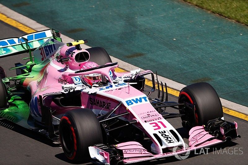 Esteban Ocon, Force India VJM11 Mercedes