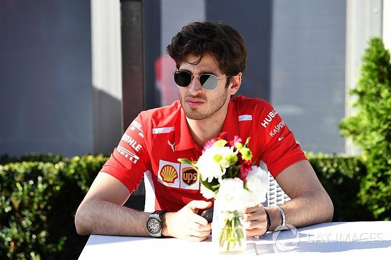 Antonio Giovinazzi, Ferrari piloto de prueba y reserva