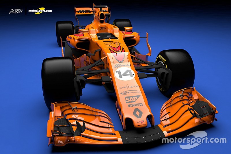 Videón és képeken a McLaren-Renault egyik változata 2018-ra