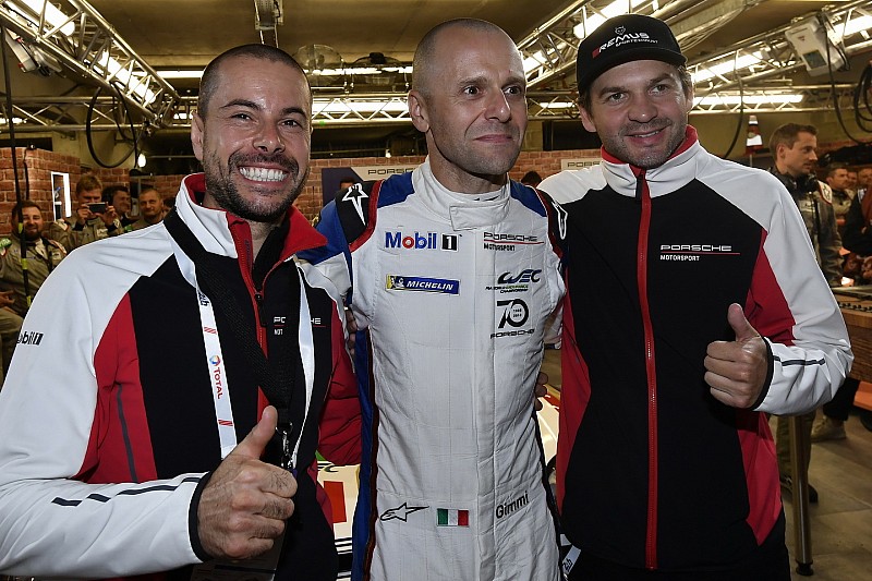 Bruni: "Bello festeggiare la pole a Le Mans per il 70esimo anniversario Porsche"