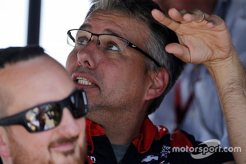 Sébastien Bourdais, Dale Coyne Racing with Vasser-Sullivan Honda crew chief Craig Hampson