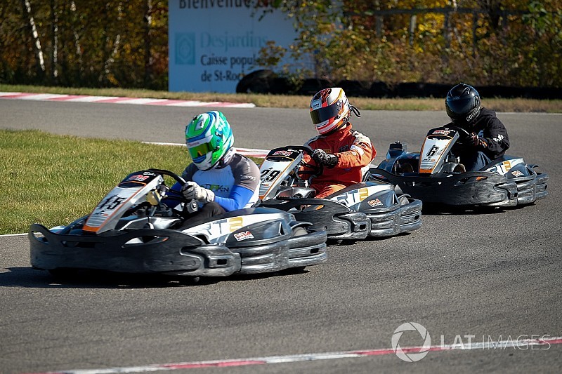 Close finish at the 3-Hour endurance race at SRA Karting