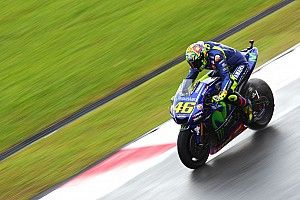 Pas d'amélioration sous la pluie pour Rossi