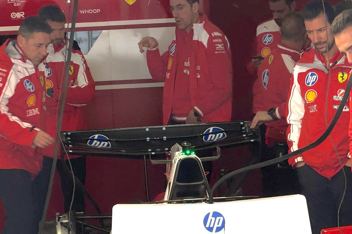 Ferrari envía a última hora tres alas "Macarena" a China y valora usarlas en la Sprint