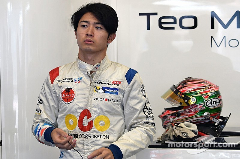 【フォーミュラV8 3.5】合同テスト:金丸悠、首位から0.1秒差の2番手