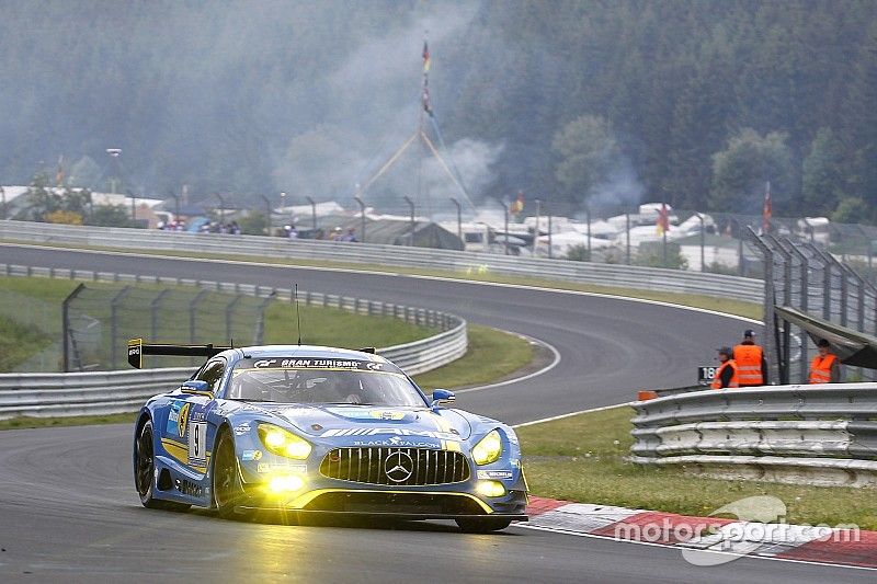 #9 AMG-Team Black Falcon, Mercedes-AMG GT3: Hubert Haupt, Yelmer Buurman, Maro Engel, Dirk Müller