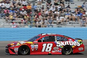 Phoenix victory slips away from Busch after Logano's crash