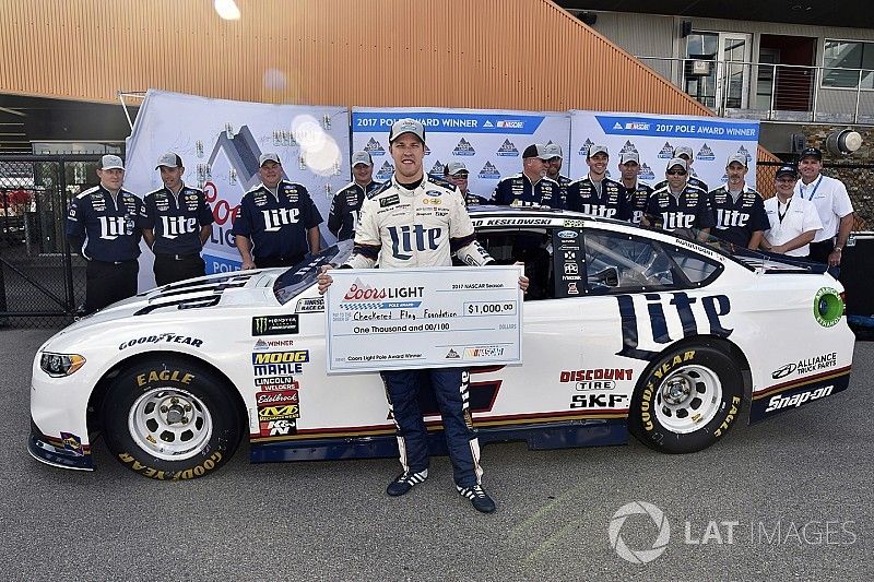 Brad Keselowski, Team Penske Ford pole winner