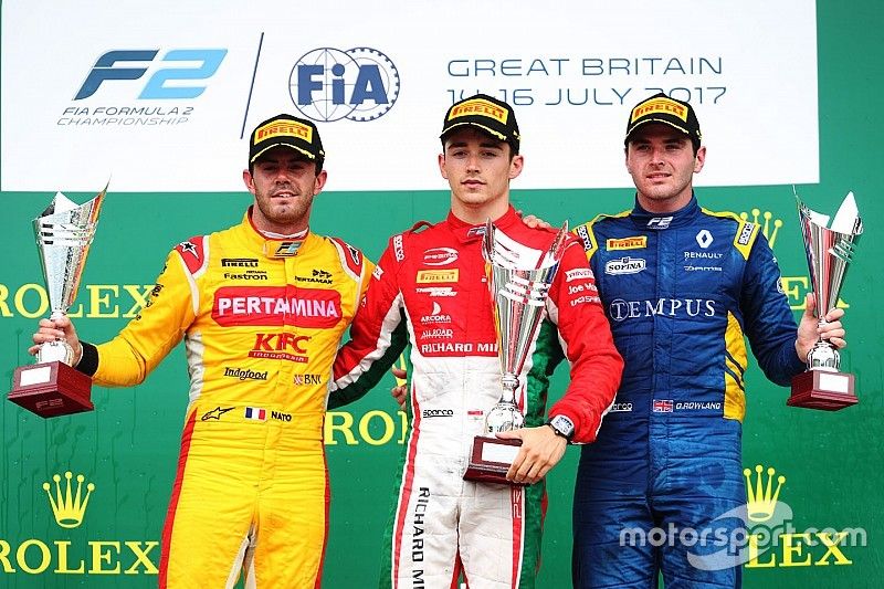 F2 Sliverstone: Leclerc juara lagi di Feature Race, Gelael kesembilan