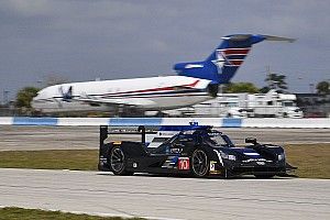Lynn positive after first test in a Cadillac DPi-V.R