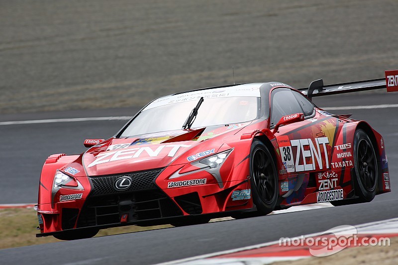 【スーパーGT岡山】フリー走行:レクサストップ4独占。38号車首位