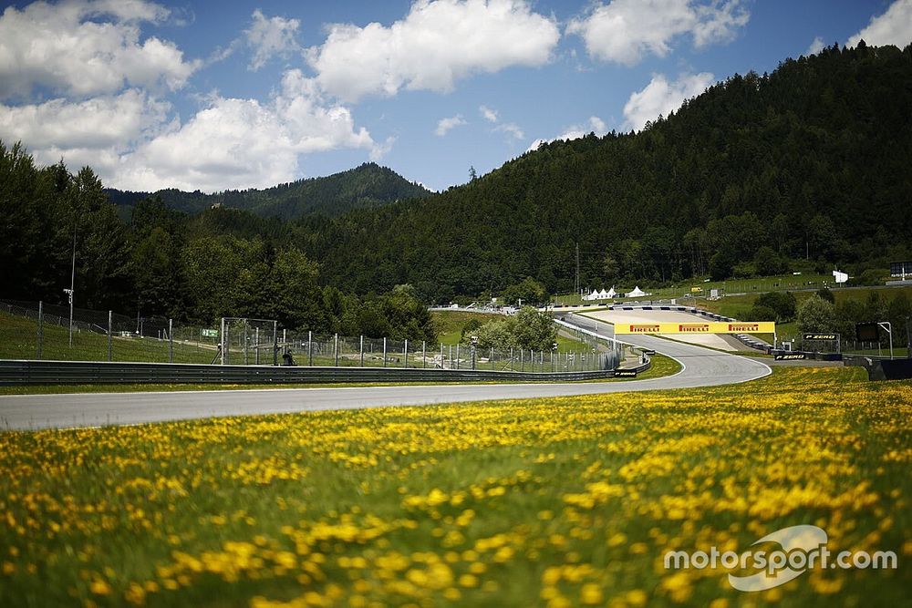 A scenic view of the Red Bull Ring track