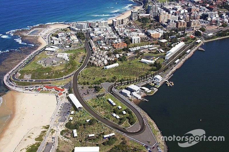 Rendering of the Newcastle street circuit