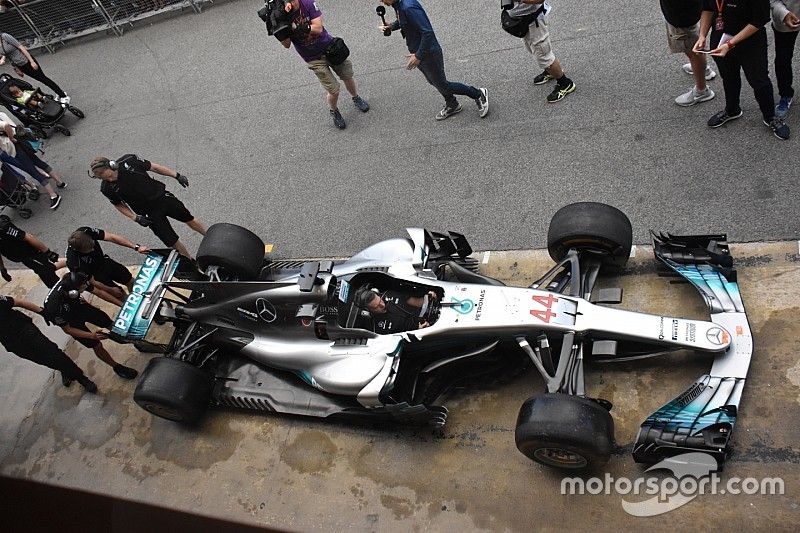 Mercedes AMG F1 W08, detalle