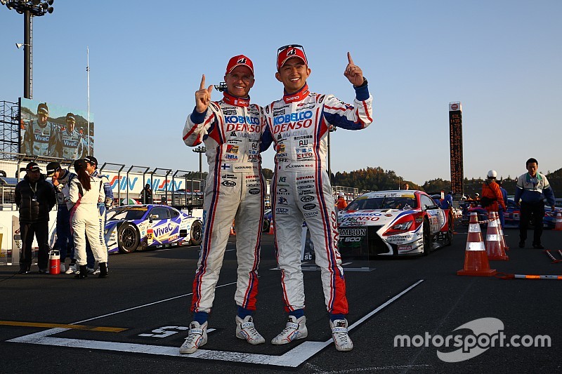 【スーパーGT】1号車の3連覇を絶った39号車コバライネン/平手組がポールトゥウィン!