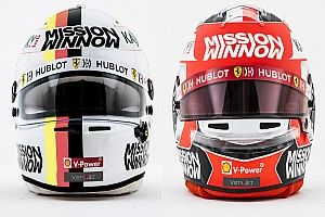GALERÍA: los cascos de los pilotos de Ferrari