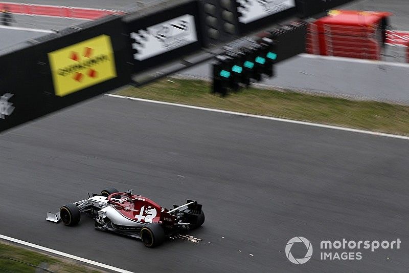 Kimi Raikkonen, Alfa Romeo Racing C38 sparks