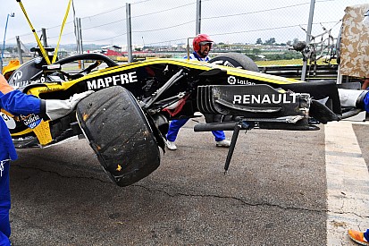 Video: Hulkenberg'in kazası