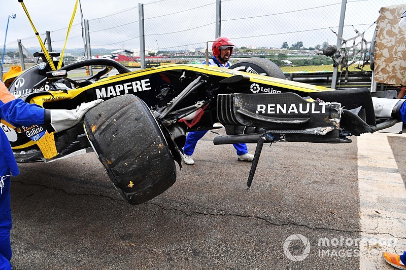 Video: Hulkenberg'in kazası