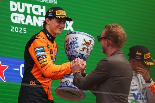 F1 - Piastri comemora vitória na Holanda, mas se mantém 'pé no chão': "Continuar fazendo uma corrida de cada vez"