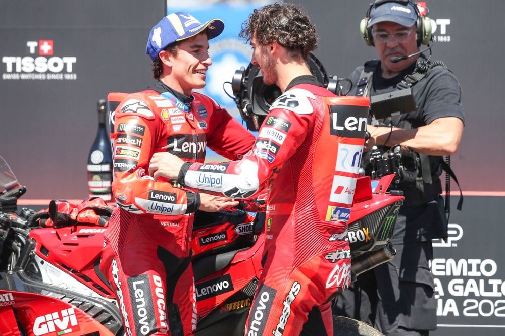 Francesco Bagnaia, Ducati Team, Marc Marquez, Ducati Team