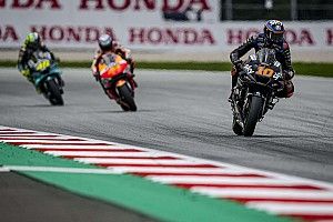 Luca Marini fier d'avoir pris la décision de rester en pneus slicks