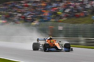Spa F1 qualifying red flagged as Norris escapes Eau Rouge crash