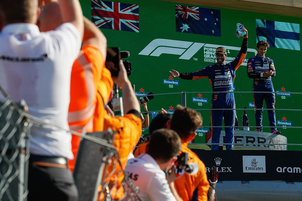 Ricciardo: "McLaren ile yarış kazanmak olağanüstü bir duyguydu"