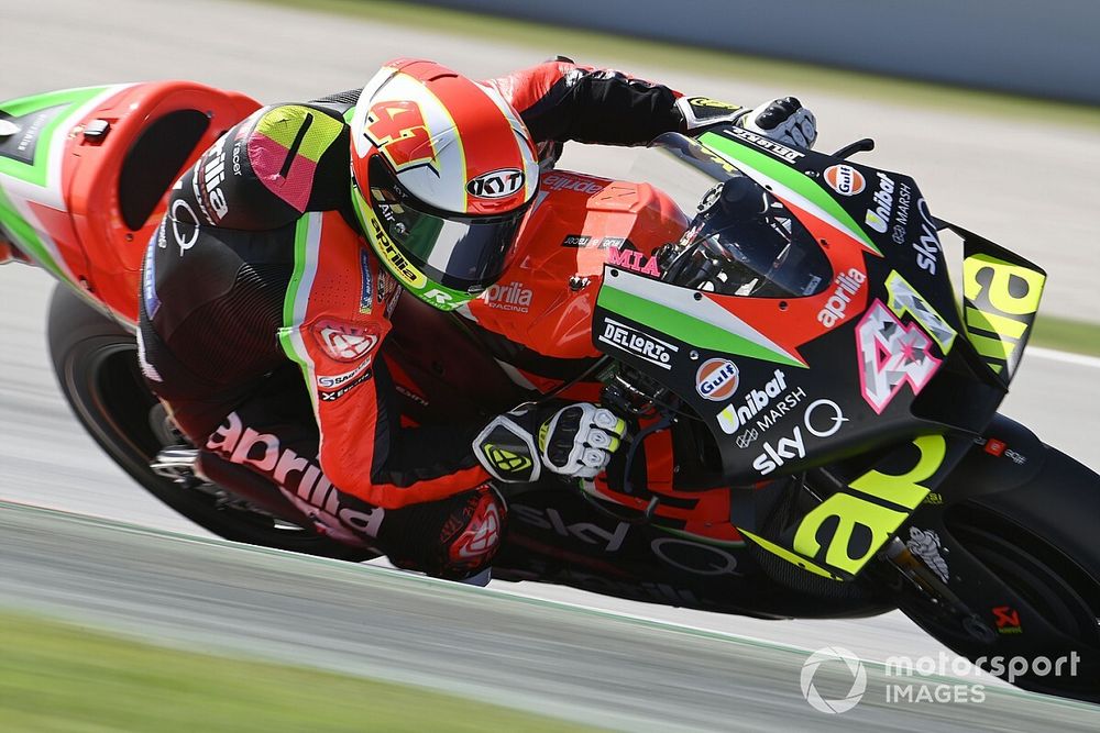 Test MotoGP Portimao: doppietta Aprilia, Lorenzo lento