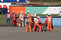 Bagnaia y su caída en la carrera en Japón: la cagué