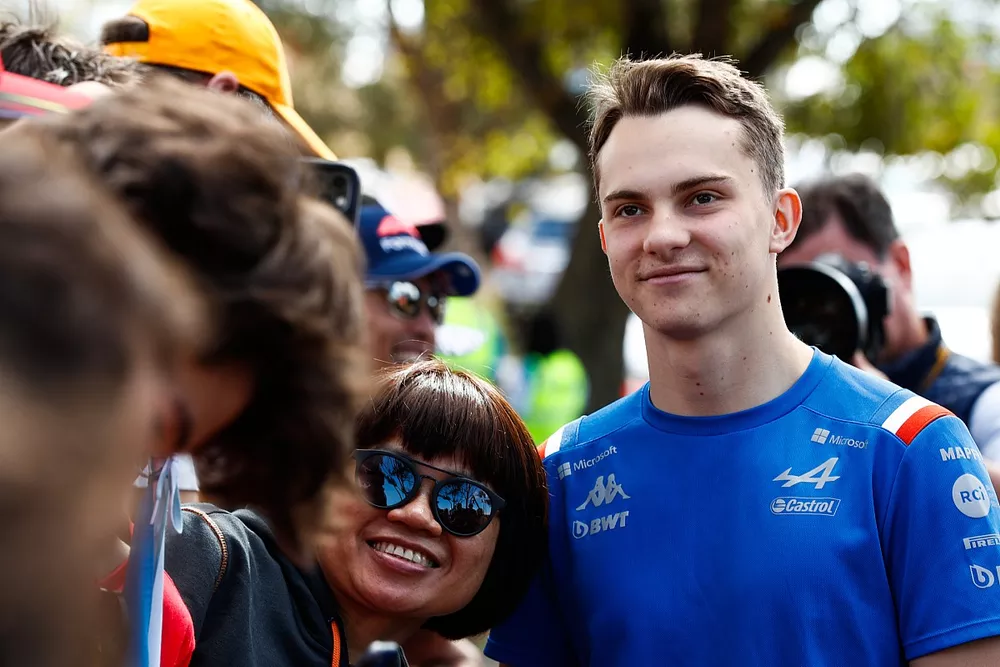 Oscar Piastri, pilote de r&eacute;serve, Alpine F1 Team