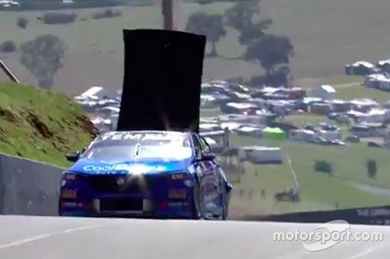 Bathurst 1000: Practice crash peels roof off Jones Holden
