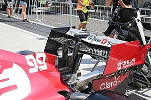 Alfa Romeo: l'ala a cucchiaio viene provata per Spa