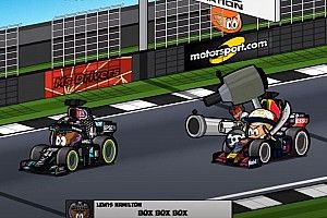 Vídeo: la curiosa visión del GP del 70° Aniversario por los Minis