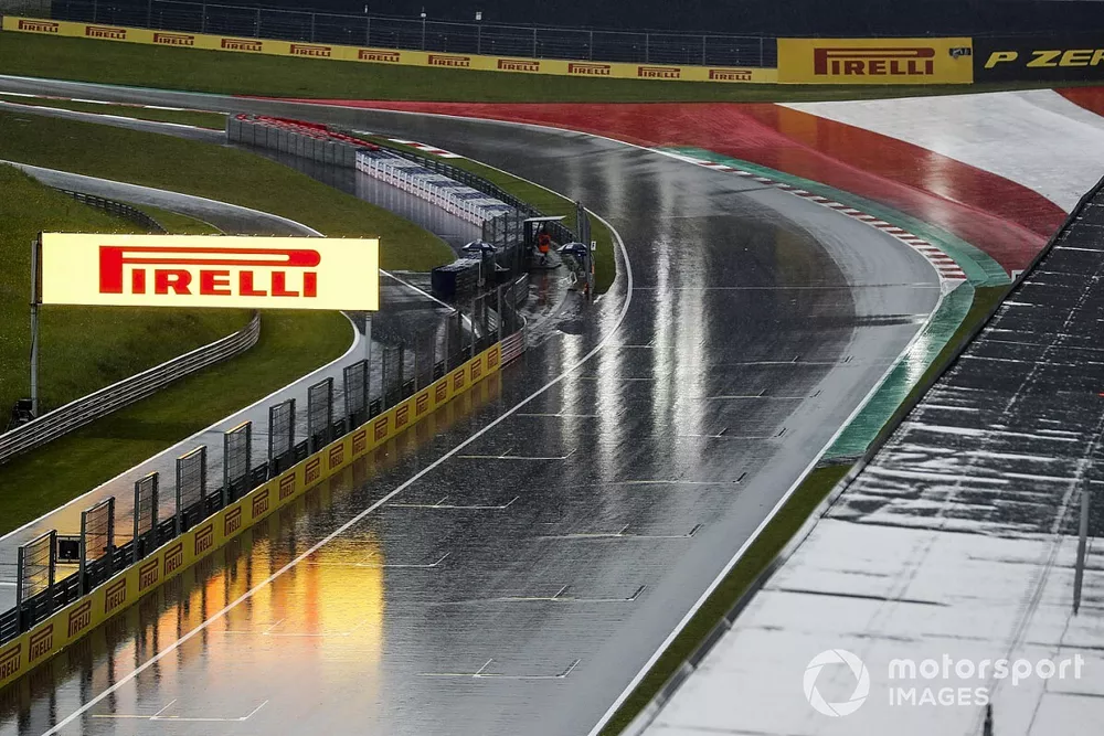 La pluie s'abat sur le Red Bull Ring