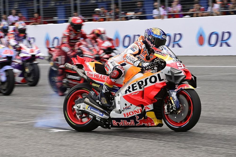Marc Marquez, Repsol Honda Team, practice start