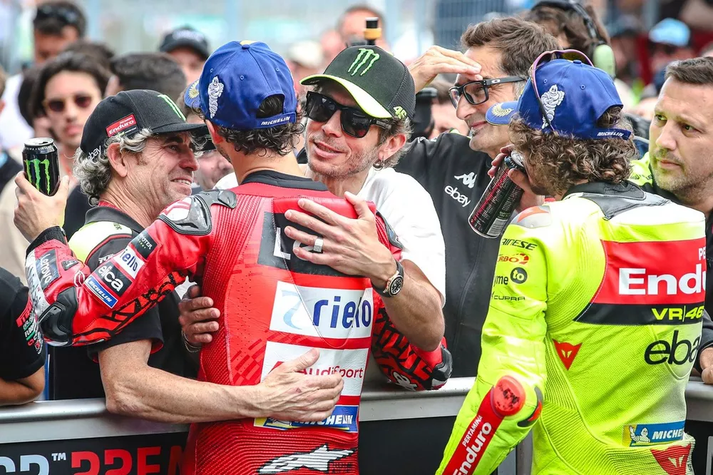 Francesco Bagnaia, Ducati Team, Valentino Rossi