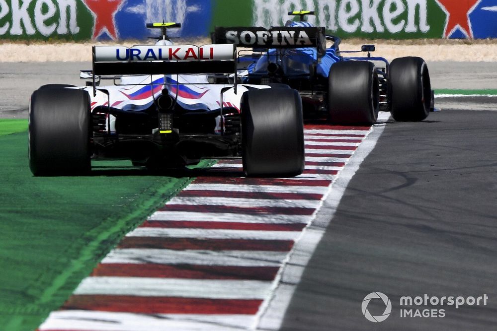 Nicholas Latifi, Williams FW43B, Mick Schumacher, Haas VF-21