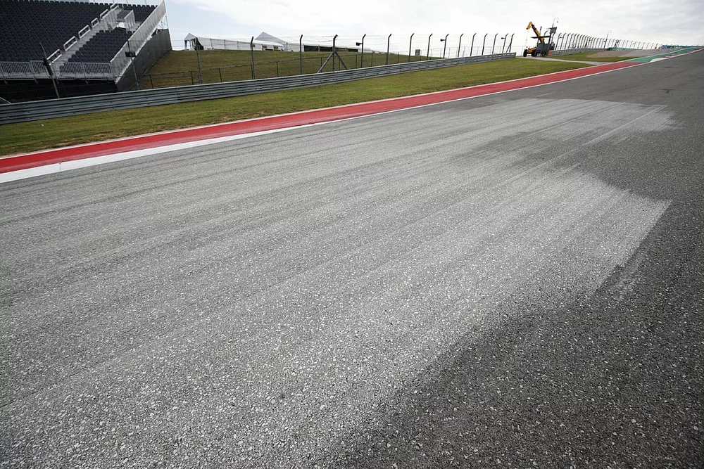 Sezione del circuito riasfaltata