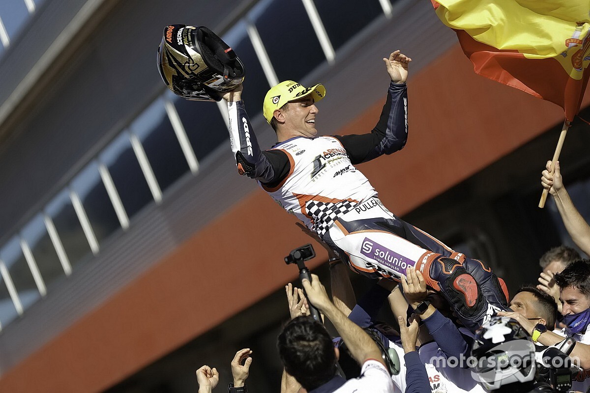 Galeri Foto: Arenas Rayakan Titel Dunia Moto3