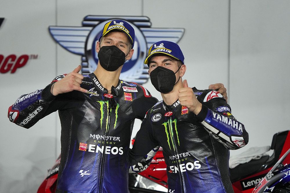 Maverick Vinales, Yamaha Factory Racing, Fabio Quartararo, Yamaha Factory Racing