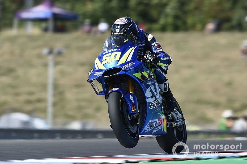 Guintoli test 2019-krachtbron en fairing voor Suzuki in Motegi