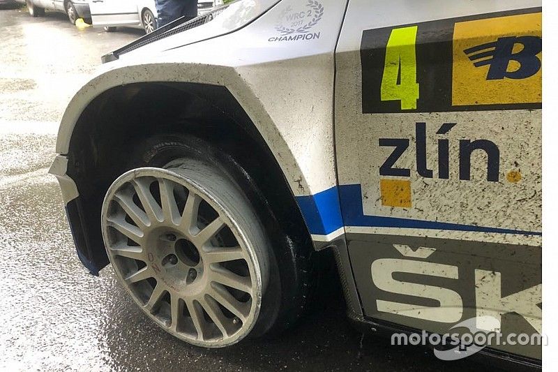 La foratura di Jan Kopecky, SKODA Fabia R5